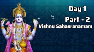 Vishnu Sahasranamam Learn with Meaning  Malayalam Version  Day 1 Part  2 [upl. by Lessig]