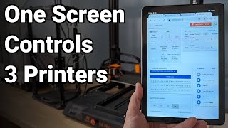 Controlling A 3D Printer Farm With A Single Tablet  The Doogee T10 [upl. by Ennael]