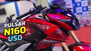 2024 Bajaj Pulsar n160 New Model Review Video  Pulsar n160  Bajaj Pulsar n160 USD Top Model [upl. by Scales163]