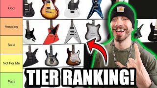 SIGNATURE GUITAR TIER RANKING LIST [upl. by Marquita715]