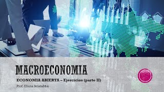 Economía abierta  ejercicios II [upl. by Nauhs742]