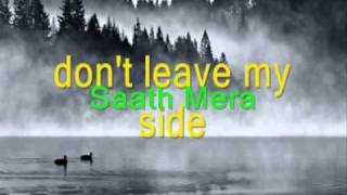 tere bin with lyrics and english translation [upl. by Lekram]