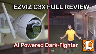 EZVIZ C3X Review  Outdoor WiFi Camera  Unboxing Features Setup Installation Video Quality [upl. by Raul621]