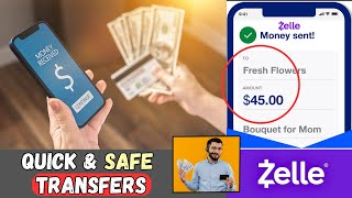 How to Use ZELLE Money Transfer 💵 How Zelle Works to Send amp Receive Money [upl. by Atnom]