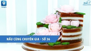 Nấu cùng chuyên gia số 36  Hướng dẫn cách làm thạch 4D hoa nổi  Feedy TV [upl. by Eikcaj]