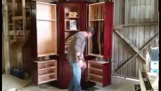 Monster Hidden Gun Cabinet by Ferralls Woodworks [upl. by Kahle]