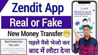 Zendit money transfer  Zendit send now pay later  Zendit app real or fake [upl. by Tonry]