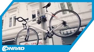 TechnikInnovation Das sicherste Fahrradschloss  TVSpot  Conrad [upl. by Htessil]