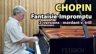 Chopin quotFantaisie Impromptuquot X 2 mordant v trill [upl. by Anitrak]