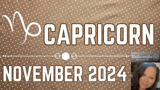 CAPRICORN  DEEP healing opens NEW pathways  November 2024 [upl. by Austin]