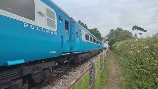 EXMOOR COAST PULLMAN  Tue 2 July 2024  Dunster Railway Station [upl. by Maidy]