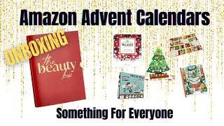 Amazon Advent Calendars The Beauty Box Unboxing and More [upl. by Reagan639]