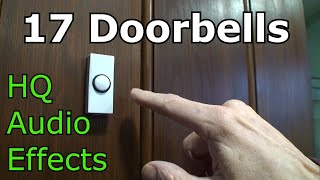 17 Doorbell and Buzzer Recordings  Sound Effects Made for Drama amp Radio [upl. by Neroled32]