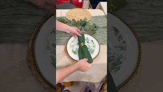 Holiday Tablescape How I set the table for the holidays [upl. by Lynn714]