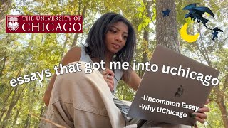 reading my uchicago essays  tips [upl. by Vanya]