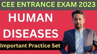 CEE EXAM 2023  HUMAN DISEASES QUESTIONS  PRACTICE SET  MBBS BSc Nursing BDS BPT BASLP [upl. by Arima]