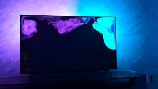 TESTE DE AMBILIGHT TV PHILIPS PUG 8808 THE ONE [upl. by Rahman]