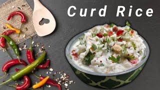 South Indian Traditional Curd Rice  easy curd rice recipe Vasudhas kitchen [upl. by Kuster24]