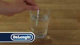 DeLonghi How To Interpret the water hardness test [upl. by Sibel880]