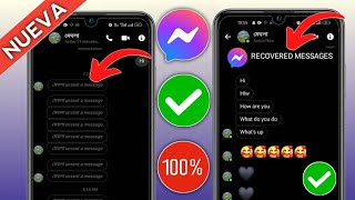 Cómo ver mensajes eliminados en Messenger 2024  Recuperar mensajes eliminados de Messenger [upl. by Sherwood]