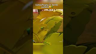 Camouflaging in zerrkszrk customs🤫🌳 fortnite funny fypシ゚ memes gaming trending ￼ [upl. by Ellersick]