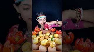 Panipuri And Tomata eating Shorts panipuri golgappa fuchka waitforit MaddyEats [upl. by Jacquetta]