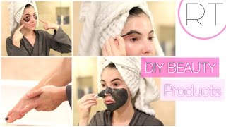 DIY Skincare Products Caffeinated Eye Mask Lash Serum Scrub Body Butter [upl. by Ydnelg]