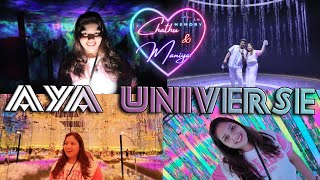 AYA Universe ✨ A night in another Universe  සිංහල Vlogs ❤️chathuandmaniya ayauniverse dubai [upl. by Jenness]