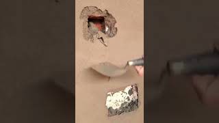 how to fill wall crack step by step [upl. by Ilat]