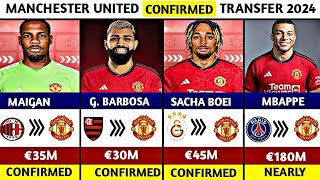 🚨ALL MANCHESTER UNITED AGREED JANUARY TRANSFER NEWS 2024 [upl. by Romeo]