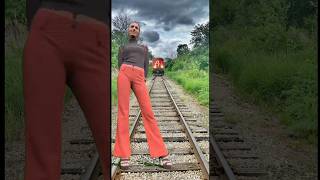 Funny train vs sand sculpture special effects on the train driver half new magical train vfx yt [upl. by Denae71]