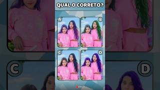 QUAL É O CORRETO 🔴▶️  Irmãs pinas Ana Castela Emilly Vick Kamilynha 🌟 quiz IdeaQuizz [upl. by Adnulahs940]