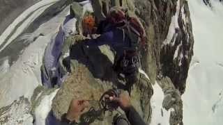 Breithorn half traverse climb [upl. by Amikay]