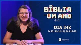 Dia 342  08 DEZEMBRO  Bíblia em um ano  Paz Manaus [upl. by Lenej]