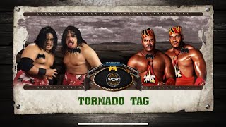 The Headshrinkers Vs Harlem Heat Wcw 2k23 [upl. by Anauqal965]