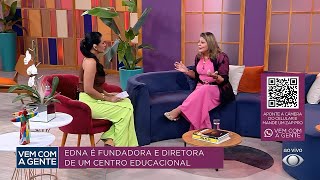 Entrevista na Band Ao Vivo  Vem Com A Gente Com a Diretora Edna Paixão [upl. by Enaillil]