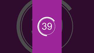 60 second timer countdown video purple and orchid portrait video 🕒️ [upl. by Ilka634]