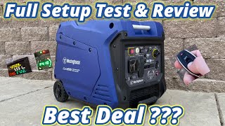 Westinghouse igen 4500 Review Setup Test Inverter Generator [upl. by Cindra]