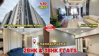 New Flats for Sale in Chennai  2BHK amp 3BHK  Puzhal  Flats in Chennai Puzhal  Silversky Builders [upl. by Retrop761]