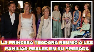 Todos los invitados reales se reunieron en la fiesta preboda de la princesa Teodora de Grecia [upl. by Gabriello547]