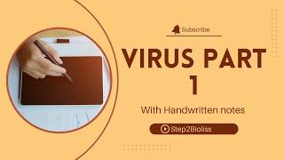 VIRUS part 1 classification of virus TMV lwith handwritten notes [upl. by Dev]