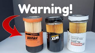 I cant believe what is inside ALL FRAM oil filters [upl. by Yllib]