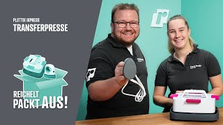 plottix iXpress Transferpresse  reichelt packt aus [upl. by Nodnnarb]