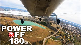 How to practice power off 180 degree approaches and landings [upl. by Philly]