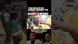 Junet Mohamed Want To Kll Babu Owinos Political Career [upl. by Ahsinned]