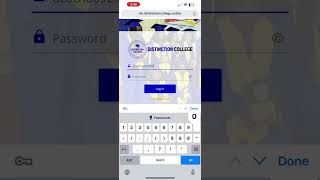 How to log in to Distinction College Online for the first time on your phone 📱 [upl. by Nnov]