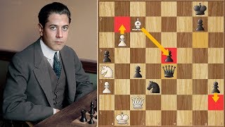 You Only Get One Chance  Capablanca vs David Janowski  San Sebastian 1911 [upl. by Amjan787]