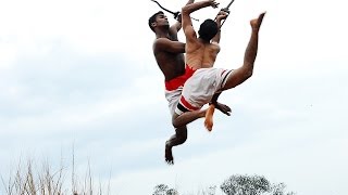 kalaripayattu training documentarykalaripayattu fight techniquesVarma Kalaikalari basic exercis [upl. by Remmer]