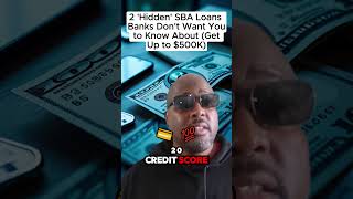 2 Hidden SBA Loans Banks Dont Want You to Know About Get Up to 500K [upl. by Anitram83]