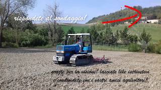 LANDINI TREKKER 85LAVORAZIONE TERRENO CON VIBROCOLTIVATORE [upl. by Nednyl469]